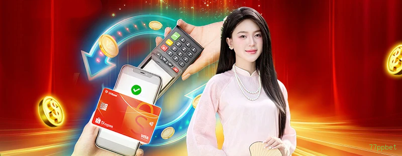 Imagem promocional do cassino online da 77ppbet mostrando jogos ao vivo